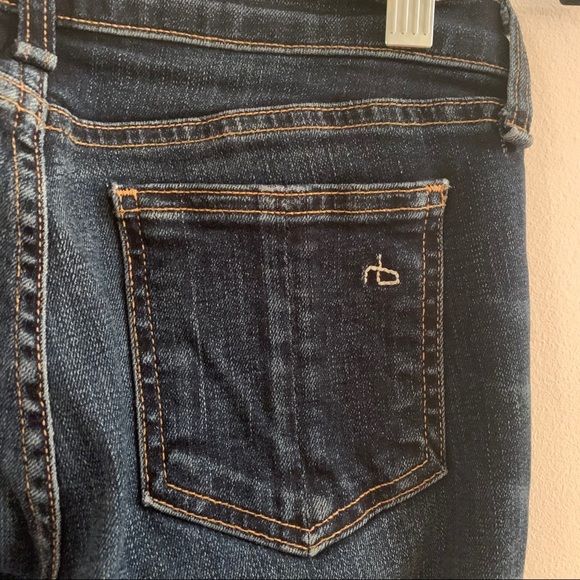 rag & bone Wonderland Skinny Dark Wash Jeans - Picture 3 of 7